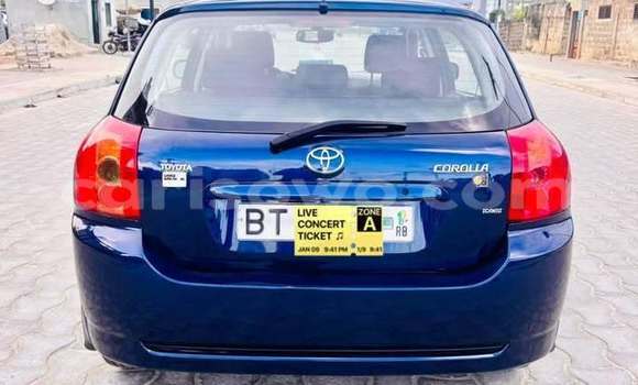 Buy Used Toyota Corolla Blue Car in Cotonou in Benign Buy Used Toyota Corolla Blue Car in Cotonou in Benign