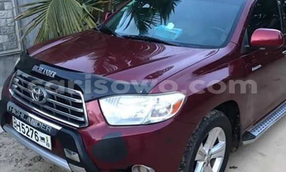 Acheter Occasion Voiture Toyota Highlander Rouge à Abomey Calavi, Benin Acheter Occasion Voiture Toyota Highlander Rouge à Abomey Calavi, Benin