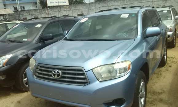 Buy Used Toyota Highlander Blue Car in Porto Novo in Benign Buy Used Toyota Highlander Blue Car in Porto Novo in Benign