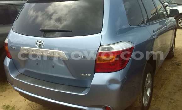 Buy Used Toyota Highlander Blue Car in Porto Novo in Benign Buy Used Toyota Highlander Blue Car in Porto Novo in Benign