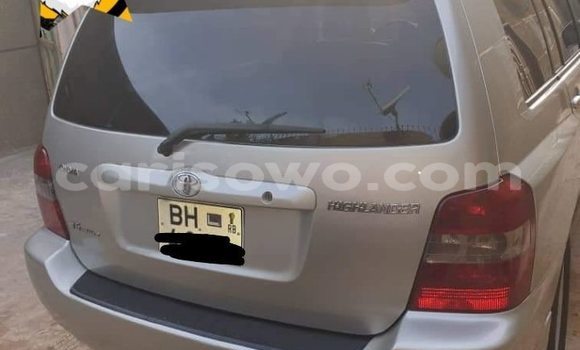 Buy Used Toyota Highlander Silver Car in Cotonou in Benign Buy Used Toyota Highlander Silver Car in Cotonou in Benign