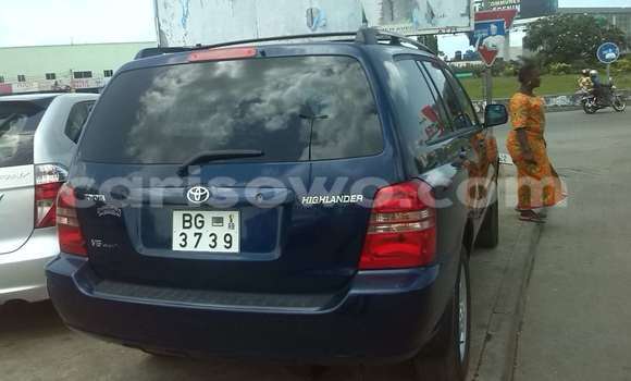 Buy Used Toyota Highlander Blue Car in Cotonou in Benign Buy Used Toyota Highlander Blue Car in Cotonou in Benign