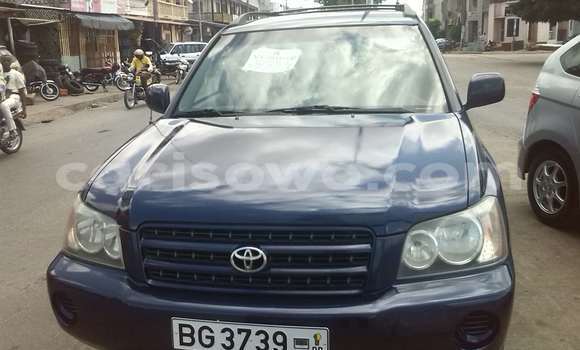 Buy Used Toyota Highlander Blue Car in Cotonou in Benign Buy Used Toyota Highlander Blue Car in Cotonou in Benign