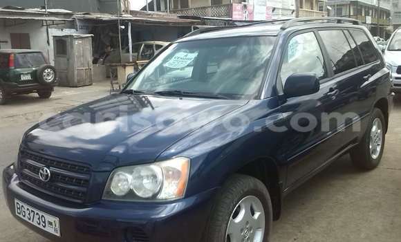 Buy Used Toyota Highlander Blue Car in Cotonou in Benign Buy Used Toyota Highlander Blue Car in Cotonou in Benign