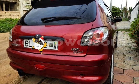 Buy Used Peugeot 206 Red Car in Cotonou in Benign Buy Used Peugeot 206 Red Car in Cotonou in Benign
