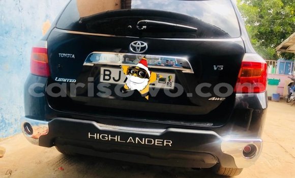 Sayi Na hannu Toyota Highlander Black Mota in Cotonou a Benin Sayi Na hannu Toyota Highlander Black Mota in Cotonou a Benin