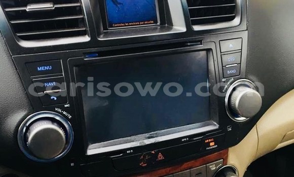 Sayi Na hannu Toyota Highlander Black Mota in Cotonou a Benin Sayi Na hannu Toyota Highlander Black Mota in Cotonou a Benin