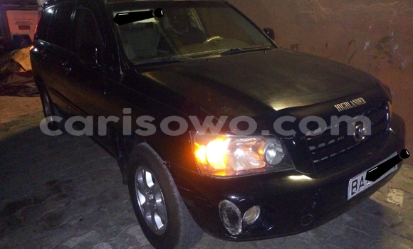 Sayi Na hannu Toyota Highlander Black Mota in Cotonou a Benin Sayi Na hannu Toyota Highlander Black Mota in Cotonou a Benin