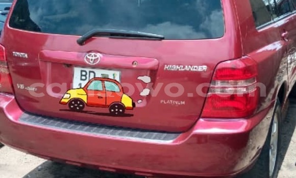Acheter Occasion Voiture Toyota Highlander Rouge à Cotonou, Benin Acheter Occasion Voiture Toyota Highlander Rouge à Cotonou, Benin
