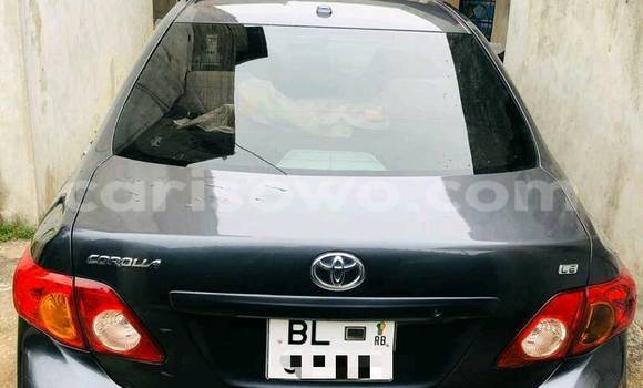 Buy Used Toyota Corolla Black Car in Cotonou in Benign Buy Used Toyota Corolla Black Car in Cotonou in Benign