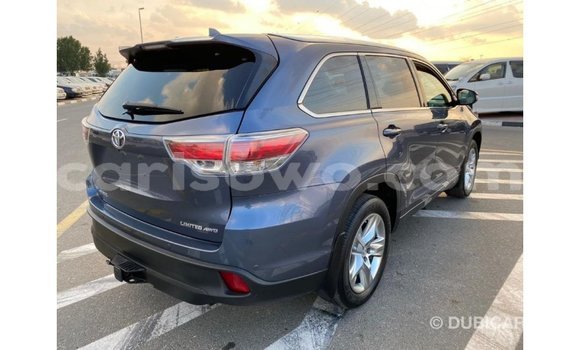 Sayi Imported Toyota Highlander Blue Mota in Import - Dubai a Benin Sayi Imported Toyota Highlander Blue Mota in Import - Dubai a Benin