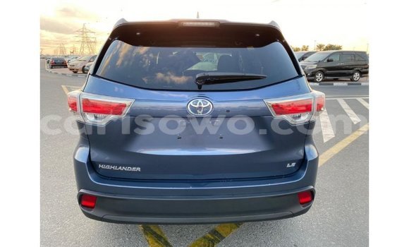 Sayi Imported Toyota Highlander Blue Mota in Import - Dubai a Benin Sayi Imported Toyota Highlander Blue Mota in Import - Dubai a Benin