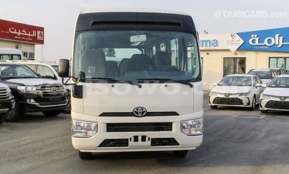 Sayi Imported Toyota Coaster White Babbar mota in Import - Dubai a Benin Sayi Imported Toyota Coaster White Babbar mota in Import - Dubai a Benin