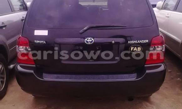 Acheter Occasion Voiture Toyota Highlander Noir à Cotonou, Benin Acheter Occasion Voiture Toyota Highlander Noir à Cotonou, Benin