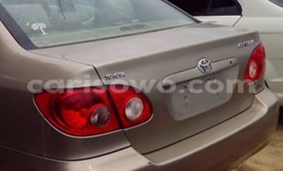 Sayi Na hannu Toyota Corolla Brown Mota in Cotonou a Benin Sayi Na hannu Toyota Corolla Brown Mota in Cotonou a Benin