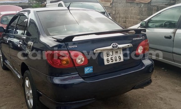 Sayi Na hannu Toyota Corolla Blue Mota in Cotonou a Benin Sayi Na hannu Toyota Corolla Blue Mota in Cotonou a Benin