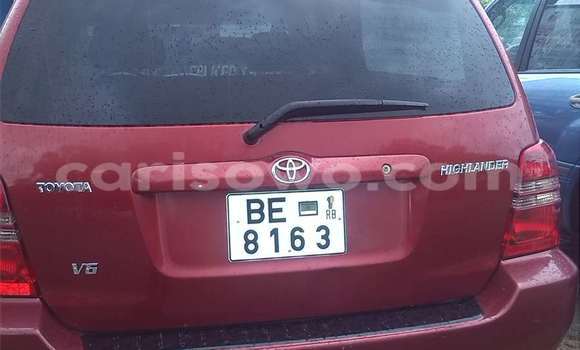 Buy Used Toyota Highlander Red Car in Cotonou in Benign Buy Used Toyota Highlander Red Car in Cotonou in Benign