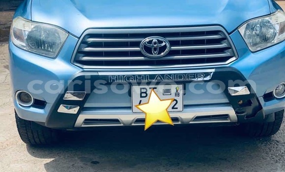 Ra Tuntun Toyota Highlander Blue Ọkọ̀ in Cotonou ni Benin Ra Tuntun Toyota Highlander Blue Ọkọ̀ in Cotonou ni Benin