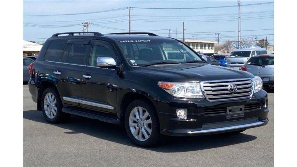 Buy import toyota land cruiser black car in import - dubai in