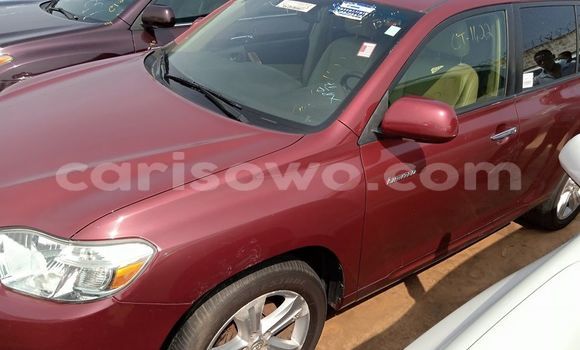 Acheter Occasion Voiture Toyota Highlander Rouge à Abomey, Benin