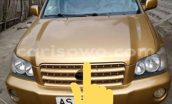 Buy Used Toyota Highlander Brown Car in Cotonou in Benign