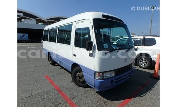Sayi Imported Toyota Coaster White Babbar mota in Import - Dubai a Benin Sayi Imported Toyota Coaster White Babbar mota in Import - Dubai a Benin