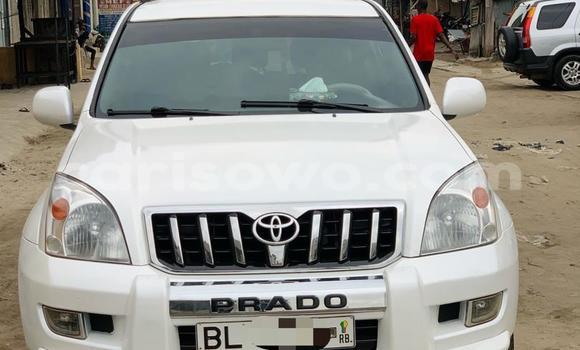 Sayi Na hannu Toyota Prado White Mota in Cotonou a Benin