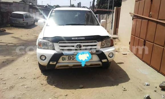 Acheter Occasion Voiture Toyota Highlander Blanc à Abomey, Benin Acheter Occasion Voiture Toyota Highlander Blanc à Abomey, Benin