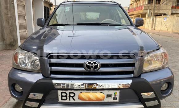 Buy Used Toyota Highlander Blue Car in Cotonou in Benign