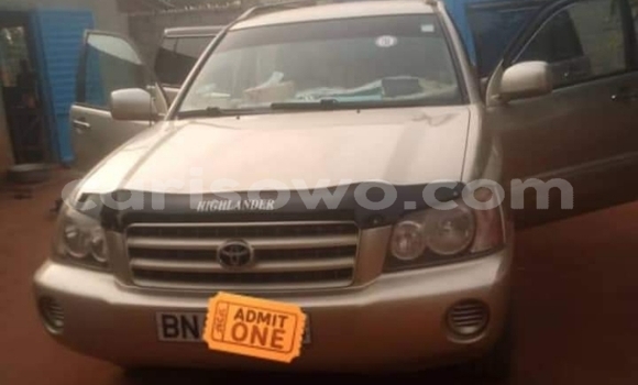 Buy Used Toyota Highlander Silver Car in Cotonou in Benign