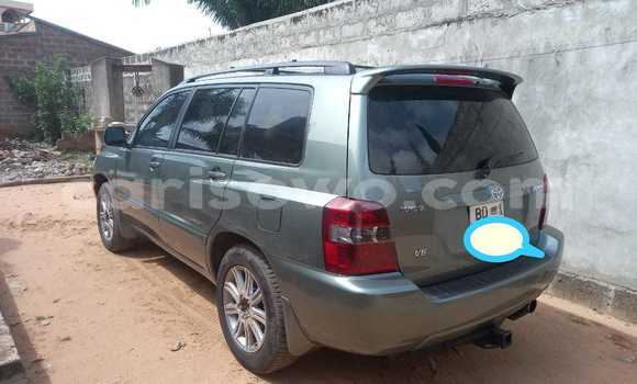 Sayi Na hannu Toyota Highlander Green Mota in Cotonou a Benin