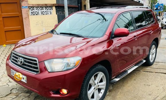 Ra Àlòkù Toyota Highlander Red Ọkọ̀ in Cotonou ni Benin Ra Àlòkù Toyota Highlander Red Ọkọ̀ in Cotonou ni Benin