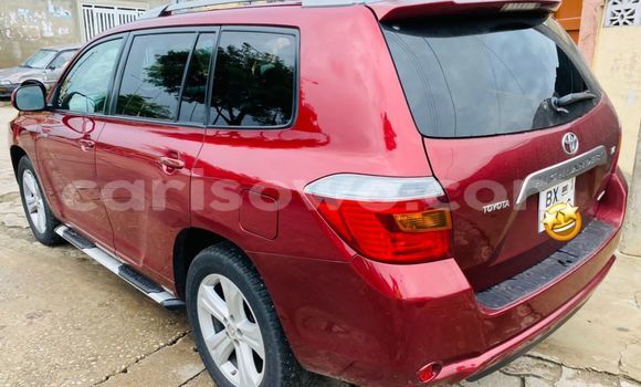 Buy Used Toyota Highlander Red Car in Cotonou in Benign Buy Used Toyota Highlander Red Car in Cotonou in Benign
