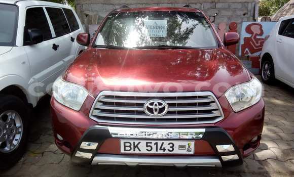 Acheter Occasion Voiture Toyota Highlander Rouge à Cotonou au Benin Acheter Occasion Voiture Toyota Highlander Rouge à Cotonou au Benin