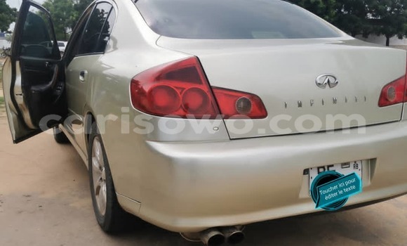 Sayi Na hannu Infiniti G Azurfa Mota in Abomey Calavi a Benin Sayi Na hannu Infiniti G Azurfa Mota in Abomey Calavi a Benin