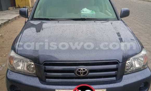 Acheter Occasion Voiture Toyota Highlander Bleu à Cotonou, Benin