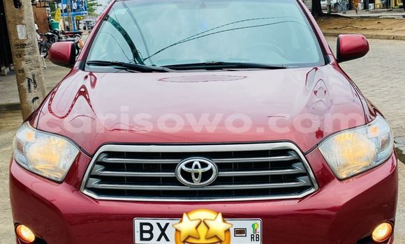 Buy Used Toyota Highlander Red Car in Cotonou in Benign Buy Used Toyota Highlander Red Car in Cotonou in Benign