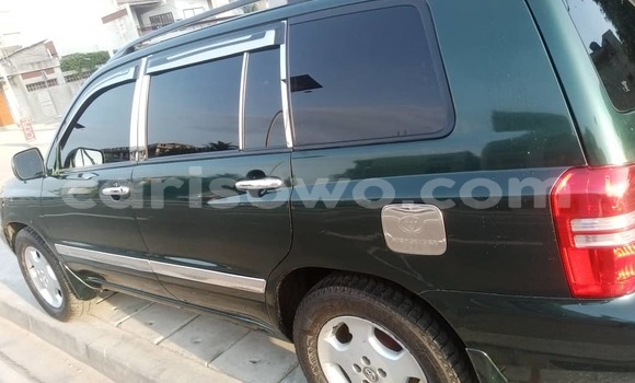 Sayi Na hannu Toyota Highlander Green Mota in Cotonou a Benin Sayi Na hannu Toyota Highlander Green Mota in Cotonou a Benin
