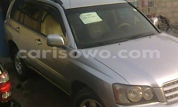 Buy Used Toyota Highlander Silver Car in Cotonou in Benign Buy Used Toyota Highlander Silver Car in Cotonou in Benign