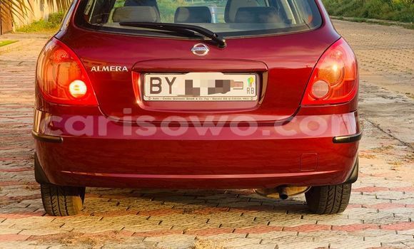 Acheter Occasion Voiture Nissan Almera Rouge à Cotonou, Benin