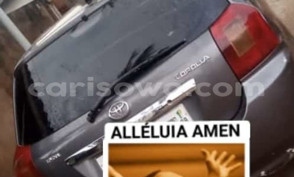 Ra Àlòkù Toyota Corolla Silver Ọkọ̀ in Cotonou ni Benin Ra Àlòkù Toyota Corolla Silver Ọkọ̀ in Cotonou ni Benin