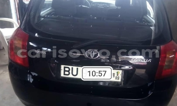 Sayi Na hannu Toyota Corolla Black Mota in Cotonou a Benin