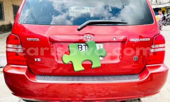 Sayi Na hannu Toyota Highlander Red Mota in Abomey Calavi a Benin Sayi Na hannu Toyota Highlander Red Mota in Abomey Calavi a Benin