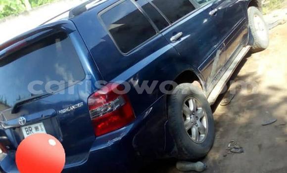 Ra Àlòkù Toyota Highlander Blue Ọkọ̀ in Cotonou ni Benin Ra Àlòkù Toyota Highlander Blue Ọkọ̀ in Cotonou ni Benin