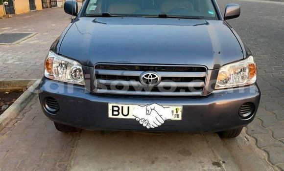 Acheter Occasion Voiture Toyota Highlander Gris à Cotonou, Benin