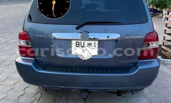Acheter Occasion Voiture Toyota Highlander Gris à Cotonou, Benin Acheter Occasion Voiture Toyota Highlander Gris à Cotonou, Benin