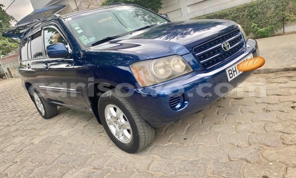 Buy Used Toyota Highlander Blue Car in Cotonou in Benign Buy Used Toyota Highlander Blue Car in Cotonou in Benign