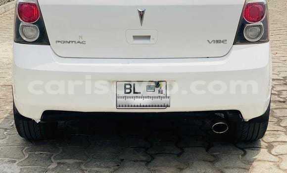 Buy Used Pontiac Vibe White Car in Cotonou in Benign Buy Used Pontiac Vibe White Car in Cotonou in Benign