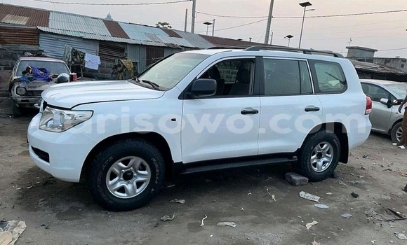 Sayi Na hannu Toyota Land Cruiser White Mota in Cotonou a Benin