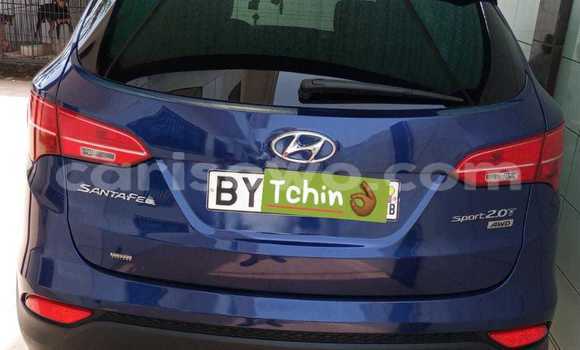Sayi Na hannu Hyundai Santa Fe Blue Mota in Cotonou a Benin